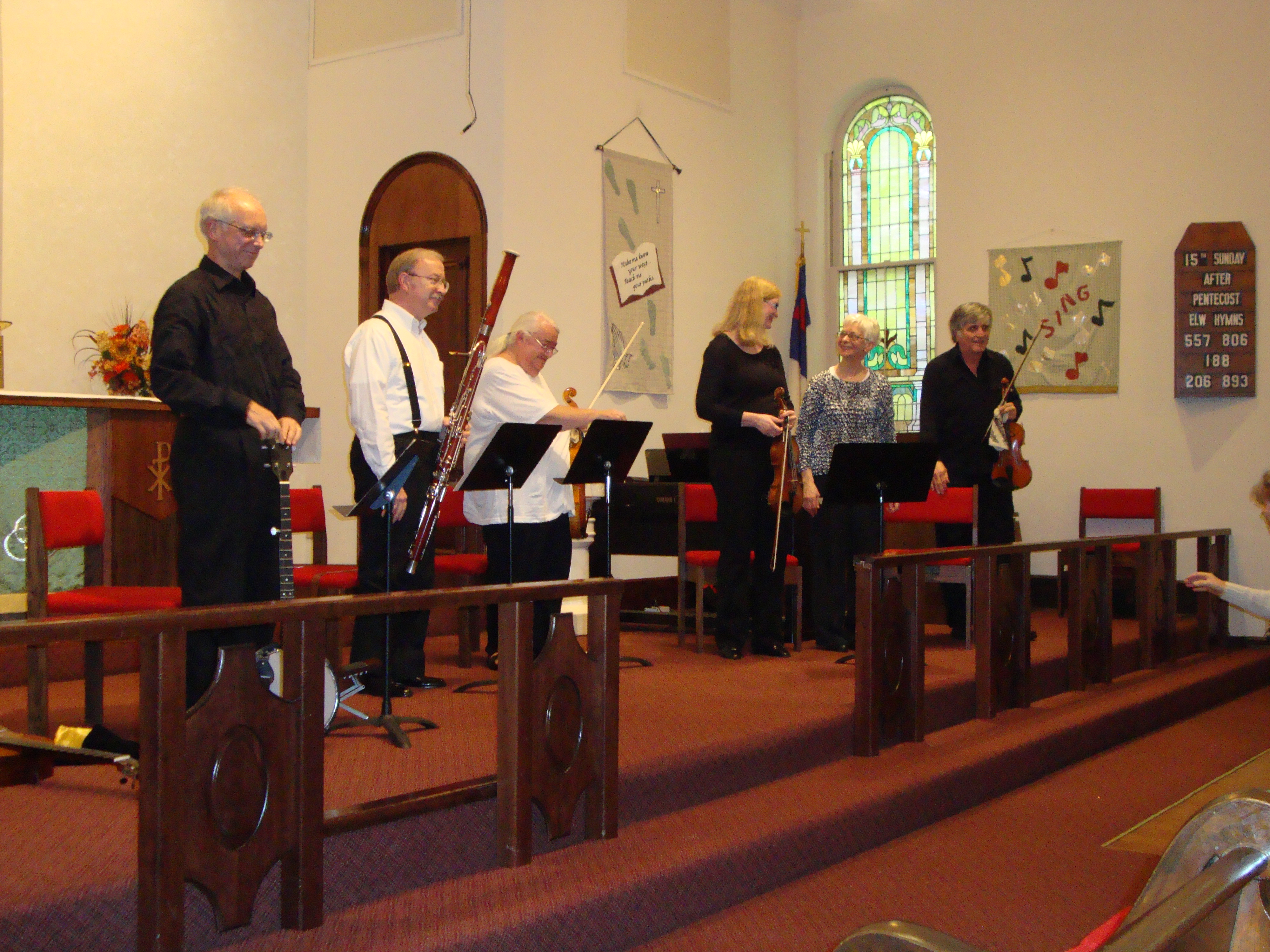 Salem's 175th Anniversary Concert curtain call.