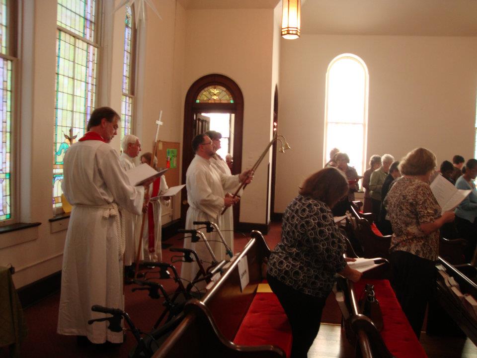 Bishop William Gafkjen Indiana Kentucky Synod ELCA, joins the October 15 procession