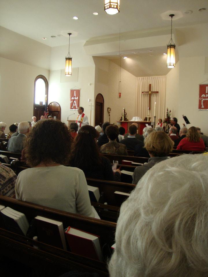 Bishop Gafkjen delivers the message October 15, 2011